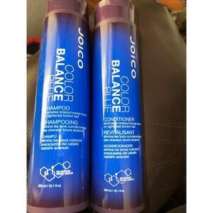 Complete Set Joico Color Balance HAIR Shampoo Conditioner 300ml 10.1oz EACH Blue